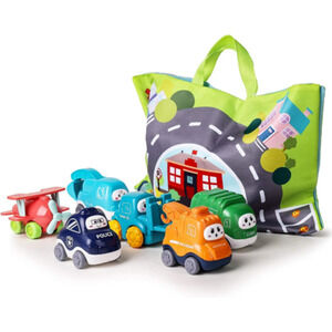 Baby Truck Car Toy and Playmat Storage Bag(6 Sets) - Baby Toys 12-18 Months
